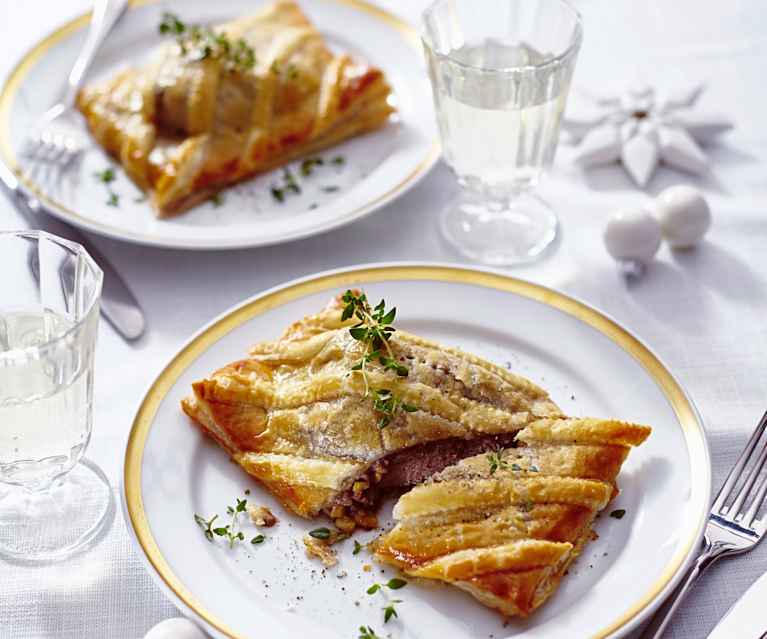 Filet Wellington mit Maronen Filet Wellington mit Maronen