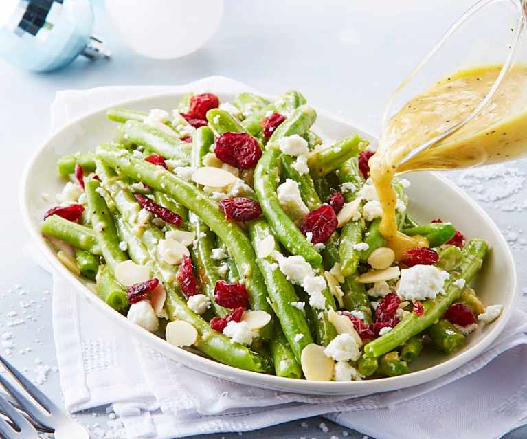 Ensalada de ejotes navideños Ensalada de ejotes navideños