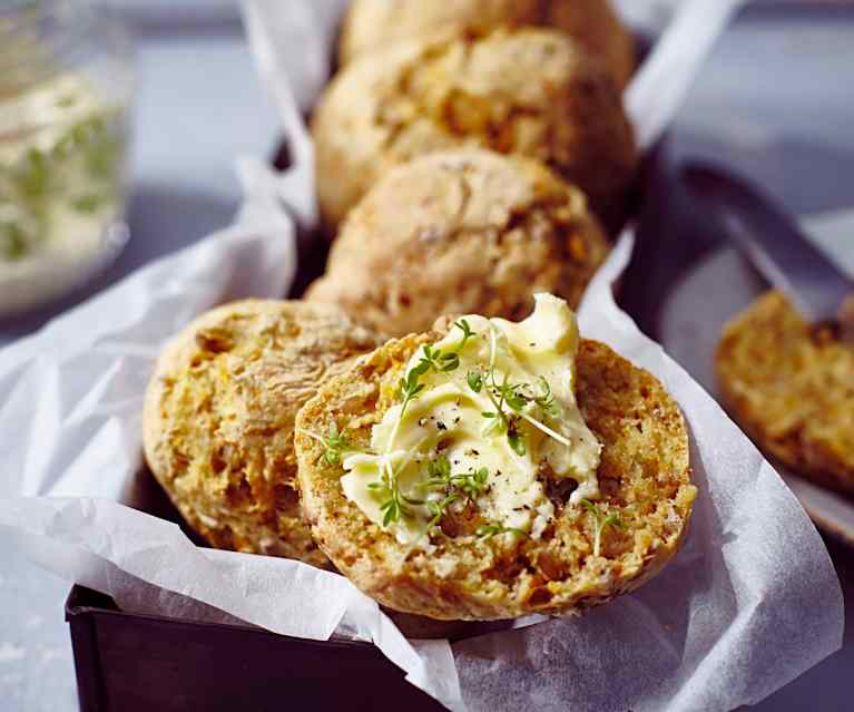 Grünkernbrötchen