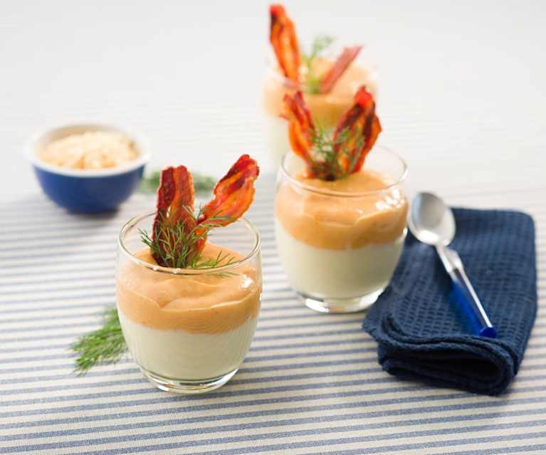 Crema de coliflor con sorpresa Crema de coliflor con sorpresa