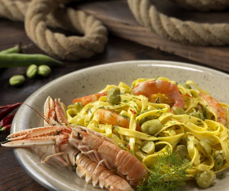 Fettuccine Al Limone Al Sugo Di Scampi - Cookidoo® – La Nostra ...