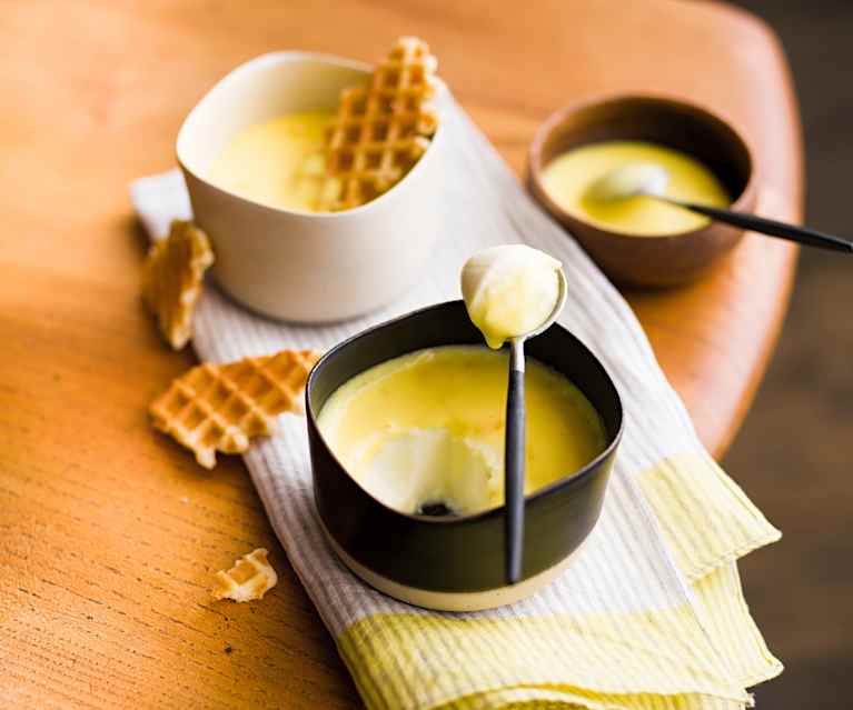 Pannacotta au lemon curd Pannacotta au lemon curd
