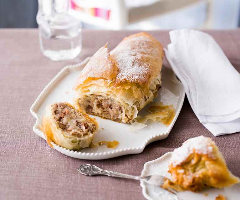 Strudel minute aux pommes et aux noix Strudel minute aux pommes et aux noix