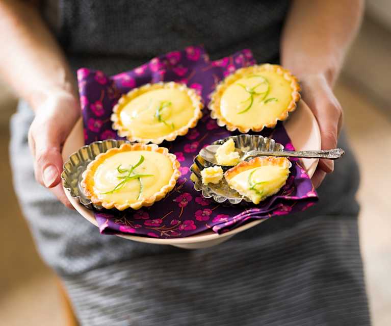 Tartelette citron vert-gingembre Tartelette citron vert-gingembre