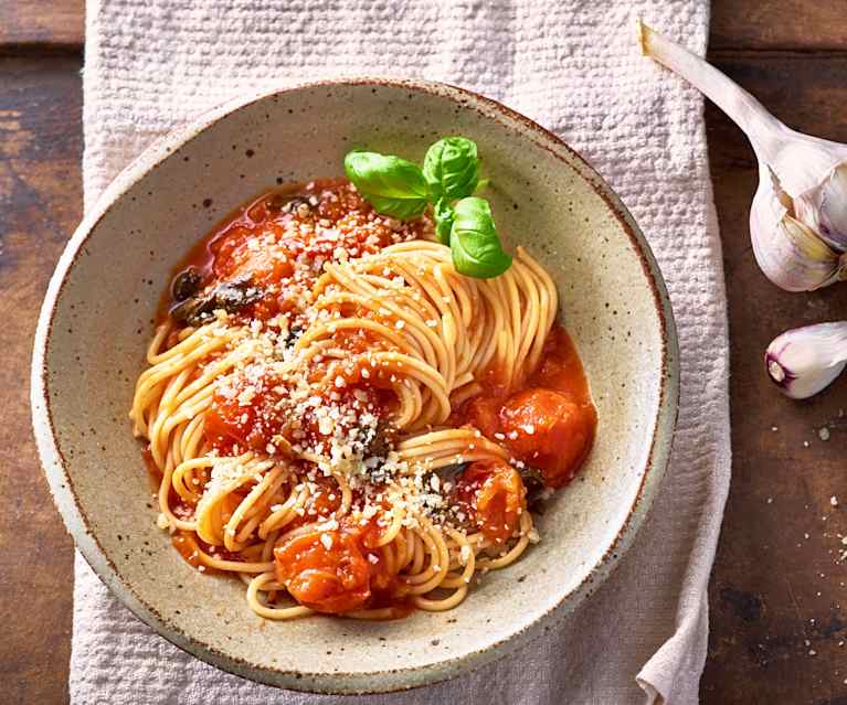 Tomaten-Knoblauch-Pasta Tomaten-Knoblauch-Pasta