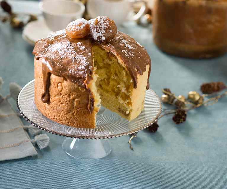 Panettone de avellanas y marron glacé Panettone de avellanas y marron glacé