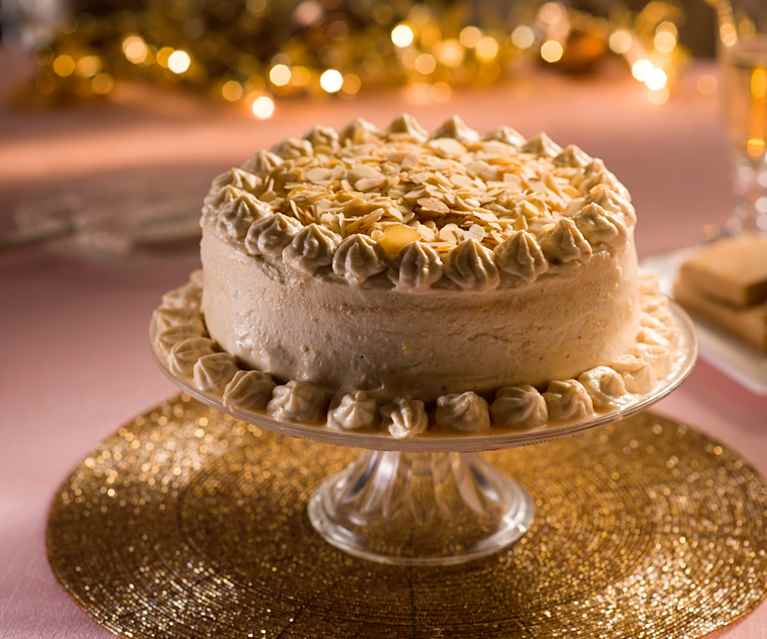 Tarta de turrón Tarta de turrón