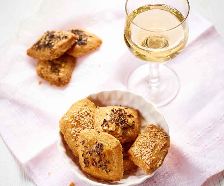 Käse-Rauten zu Wein Käse-Rauten zu Wein