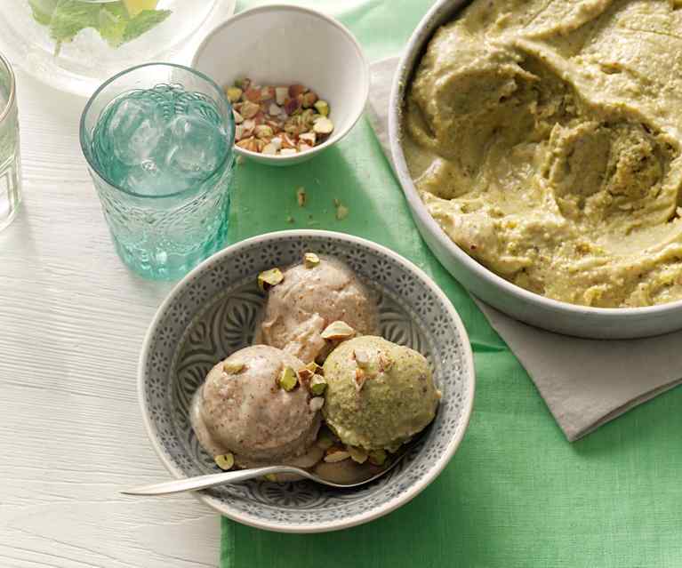 Gelato pistacchio e mandorle Gelato pistacchio e mandorle