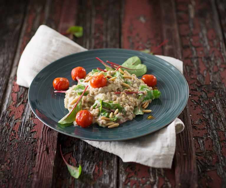 Dinkelrisotto mit Mangold (vegan) Dinkelrisotto mit Mangold (vegan)