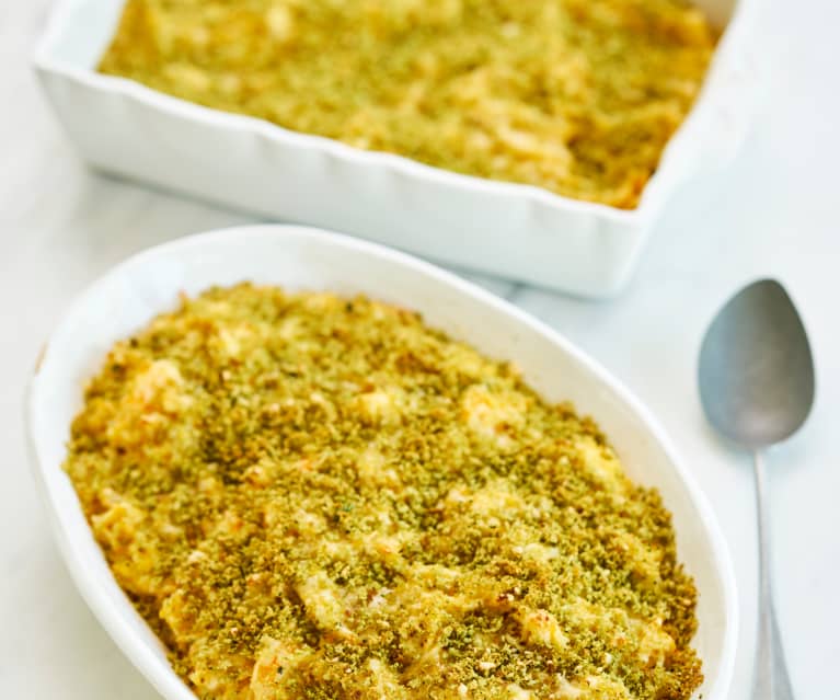 Bacalhau Gratinado Com Camarão