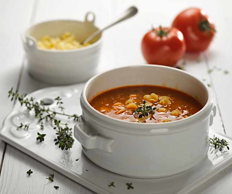 Minestrone s pancettou Minestrone s pancettou