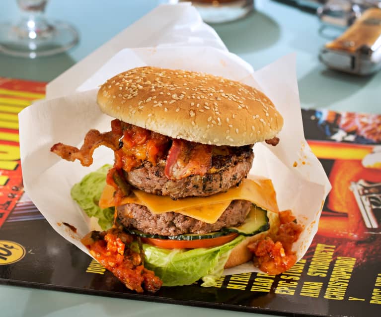 Hamburger Big Kahuna Alla Maniera De Pulp Fiction Cookidoo La Nostra Piattaforma Ufficiale Di Ricette Per Bimby