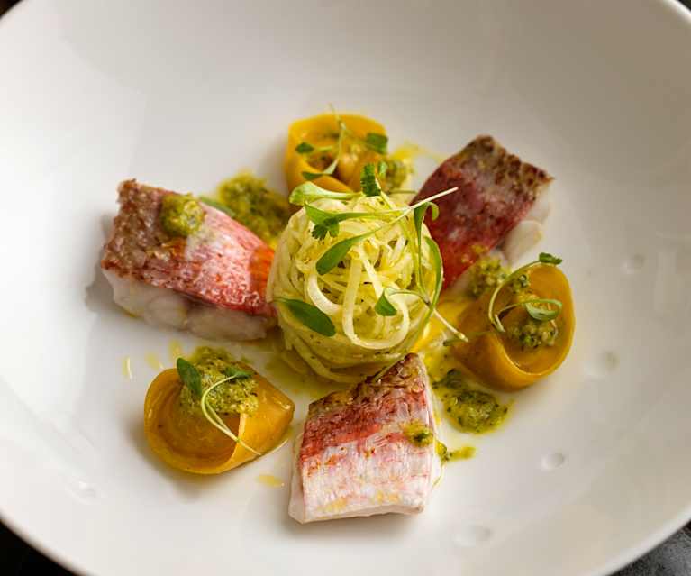 Crab Tortelloni, Red Mullet Crab Tortelloni, Red Mullet