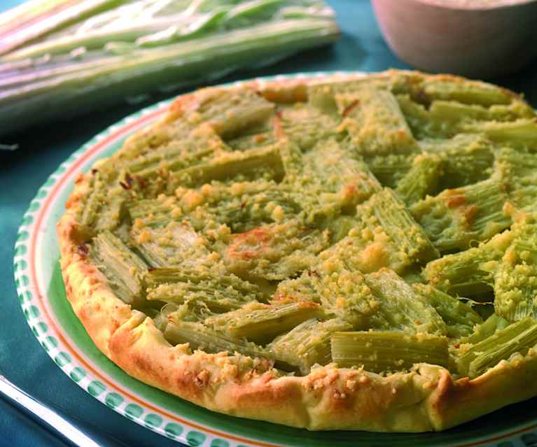Torta salata di cardi e funghi secchi Torta salata di cardi e funghi secchi