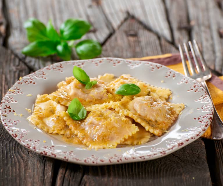 Ravioli Con Cuore Di Nduja E Pesto Di Melanzane Cookidoo La Nostra Piattaforma Ufficiale Di Ricette Per Bimby