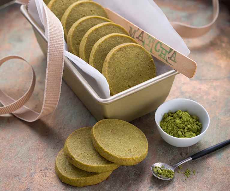 Matcha-Vanille-Kekse Matcha-Vanille-Kekse