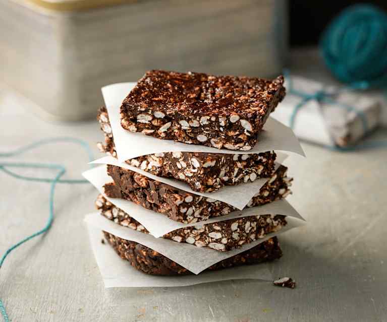 Quadrotti proteici alla menta e cioccolato Quadrotti proteici alla menta e cioccolato