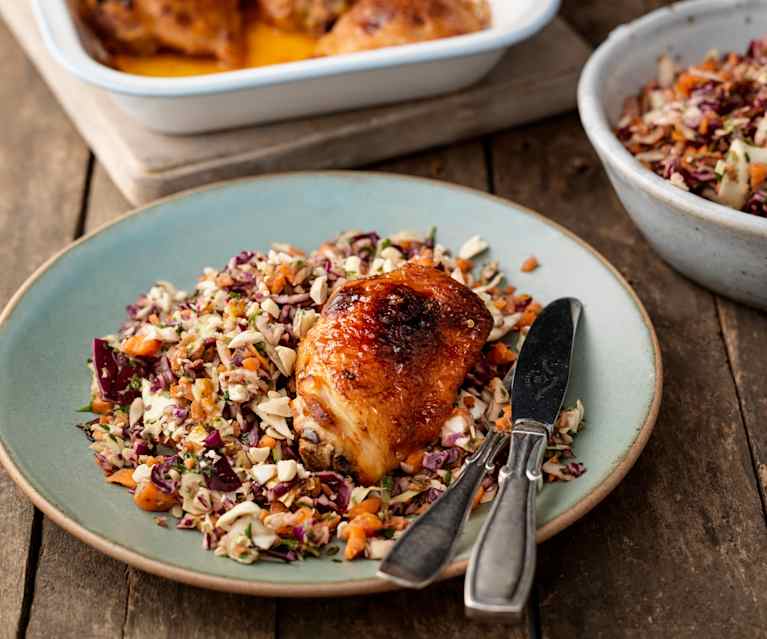 Sweet Chilli Chicken with Slaw Sweet Chilli Chicken with Slaw