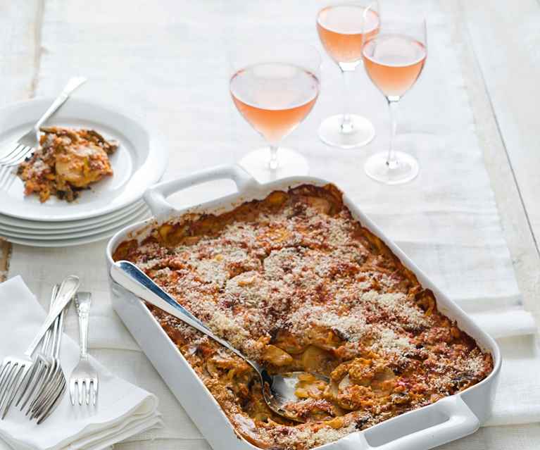 Pasticcio di patate, funghi e anacardi (senza lattosio) Pasticcio di patate, funghi e anacardi (senza lattosio)