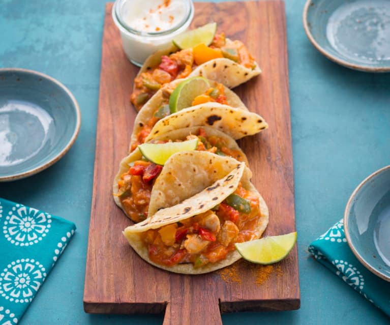 Mexikanische Tortillas mit Hähnchen - Cookidoo® – das offizielle ...