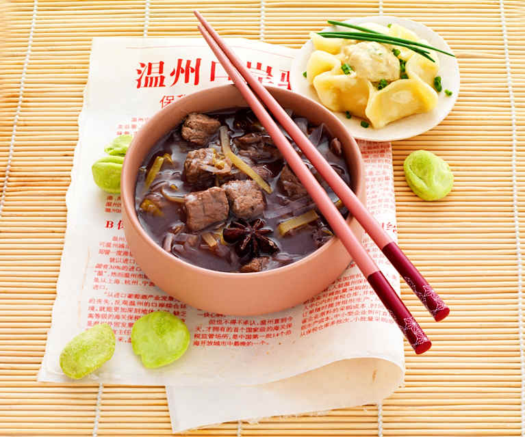Baozi et soupe chinoise Baozi et soupe chinoise