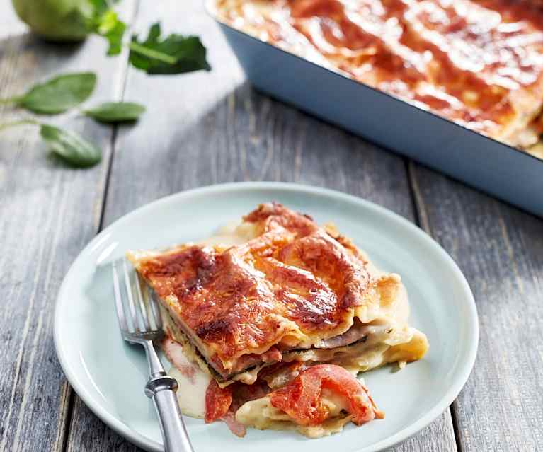 Kohlrabi-Spinat-Lasagne Kohlrabi-Spinat-Lasagne