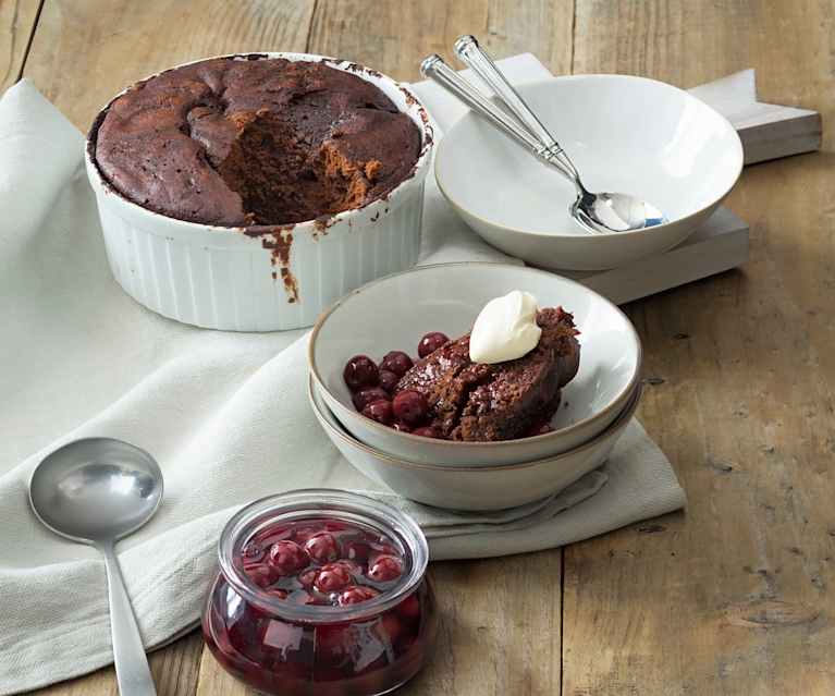 Black forest pudding Black forest pudding
