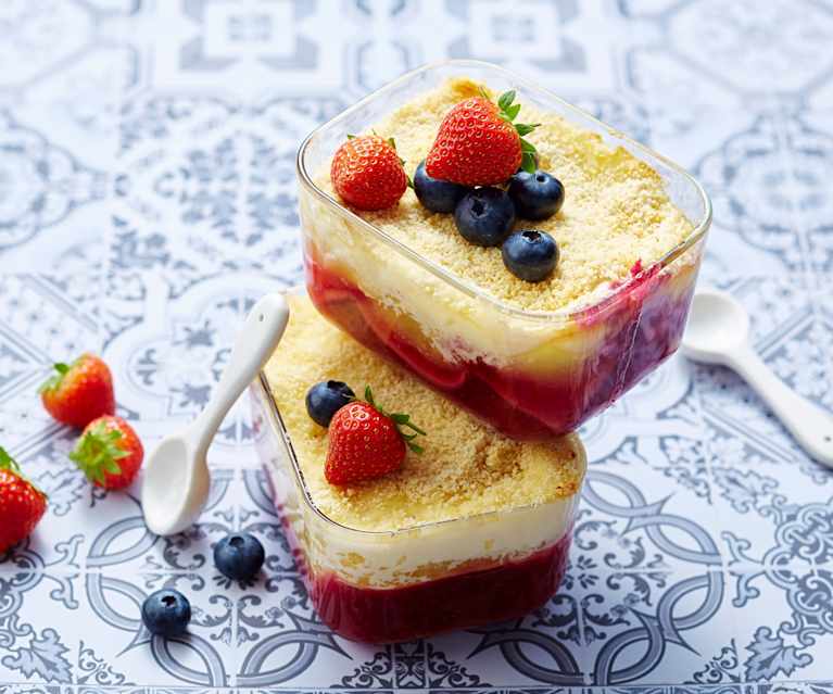 Lasagnes compote de pommes et fruits rouges Lasagnes compote de pommes et fruits rouges