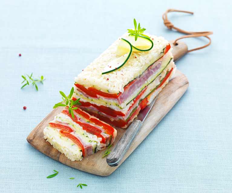 Terrine de légumes et mozzarella Terrine de légumes et mozzarella
