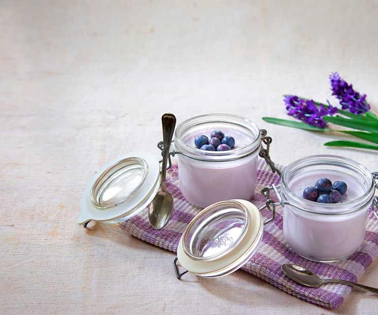Panna cotta ai mirtilli Panna cotta ai mirtilli