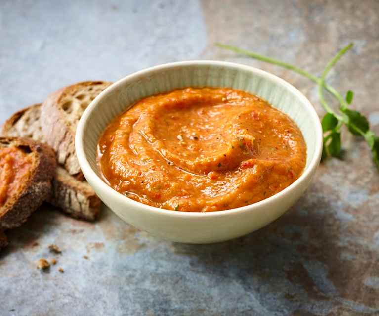 Caviar d'aubergine aux poivrons Cookidoo® the official Thermomix® recipe platform