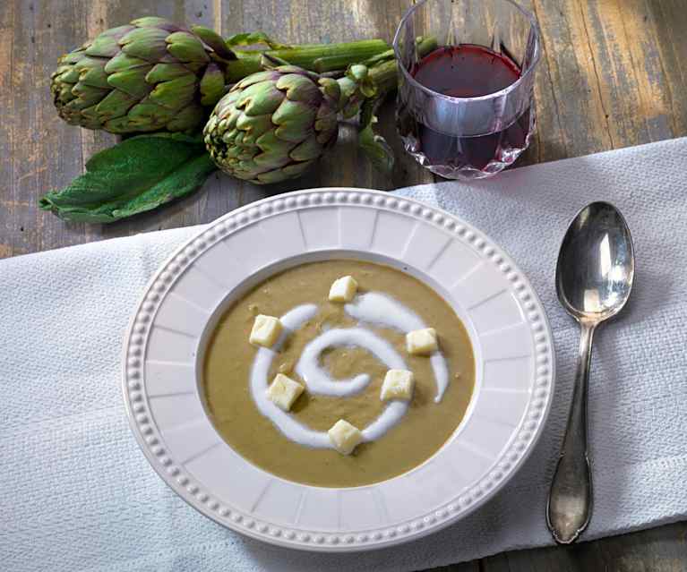 Vellutata di carciofi e taleggio Vellutata di carciofi e taleggio