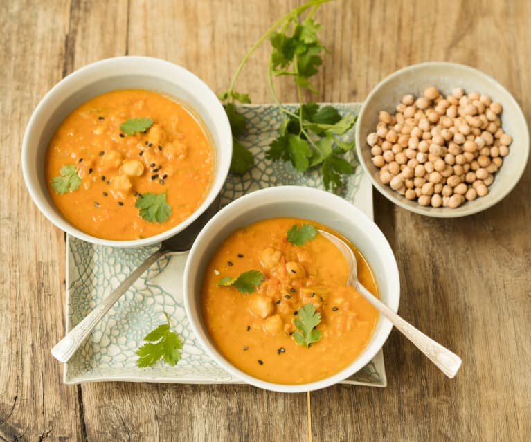 Tomaten-Curry-Suppe mit Kichererbsen - Cookidoo® – das offizielle ...