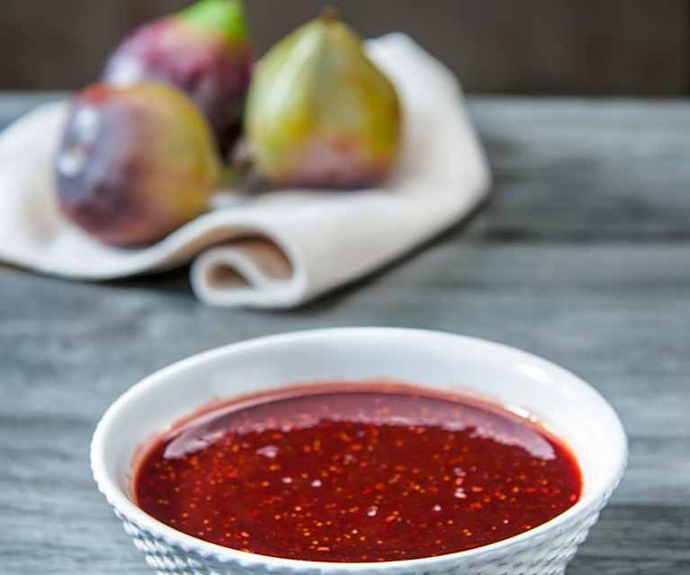 Salsa ai fichi, zenzero e sciroppo d'acero Salsa ai fichi, zenzero e sciroppo d'acero