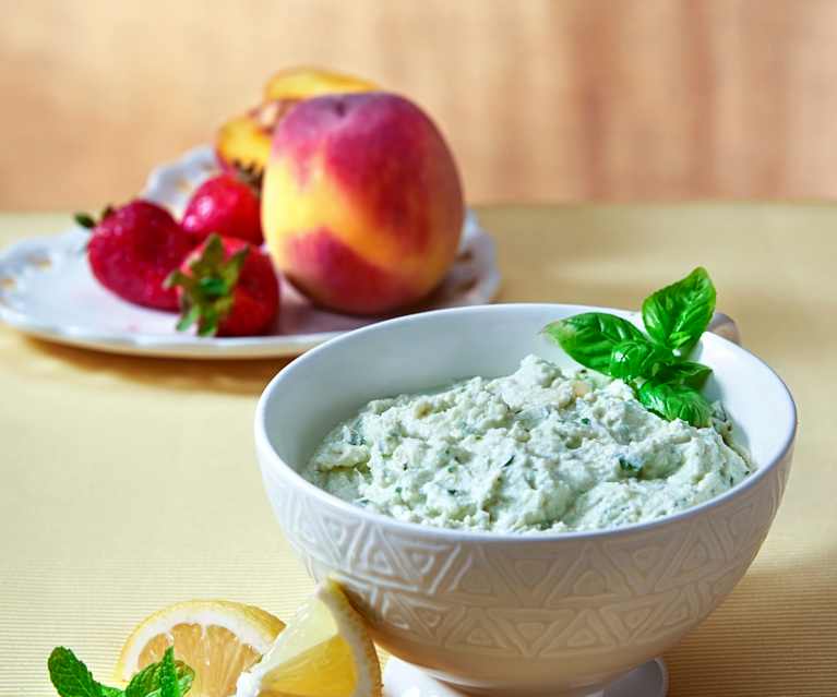 Salsa ricotta, basilico e miele Salsa ricotta, basilico e miele