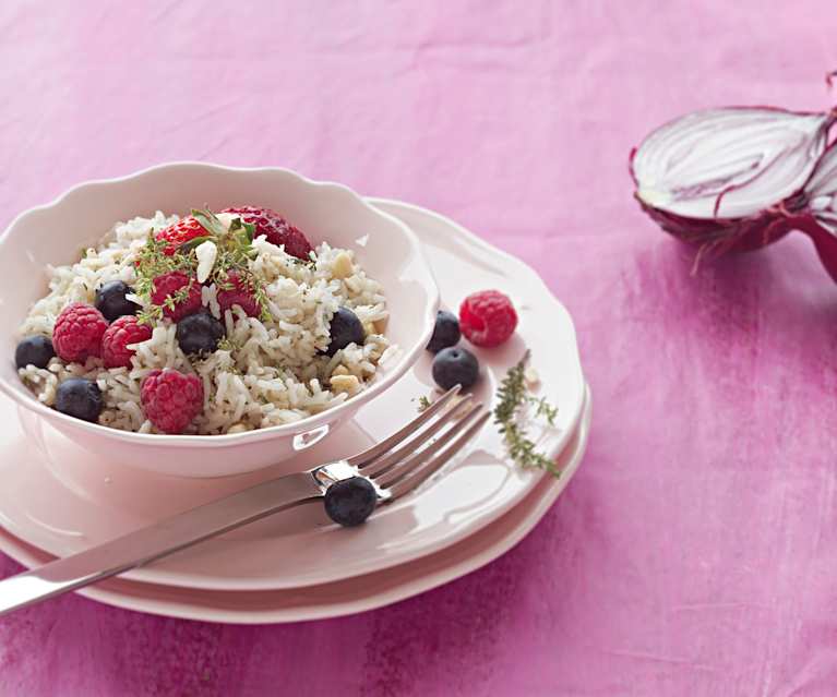 Arroz pilaf con frutos rojos Arroz pilaf con frutos rojos