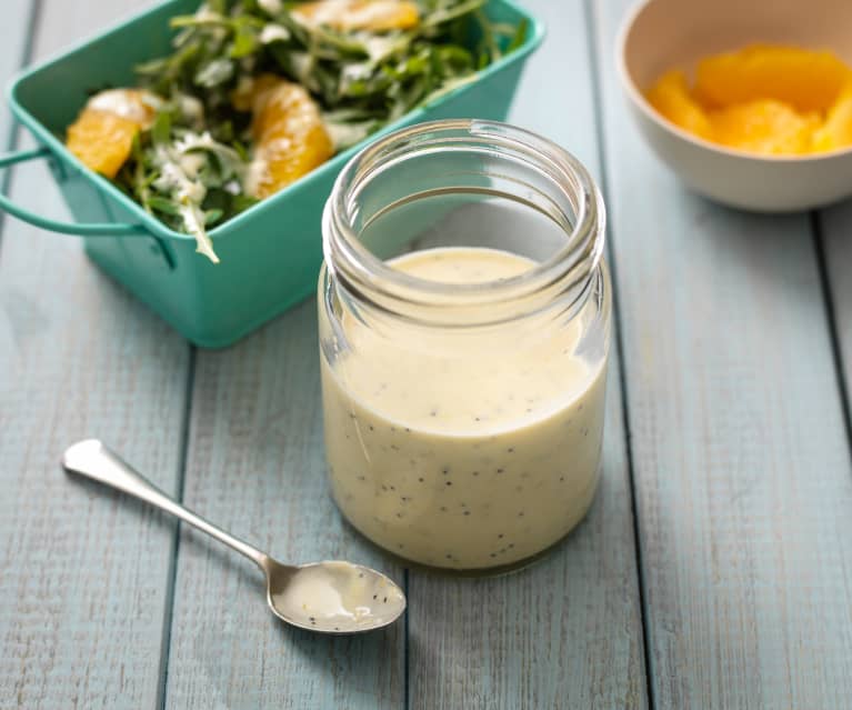 Orange and Poppy Seed Yoghurt Dressing