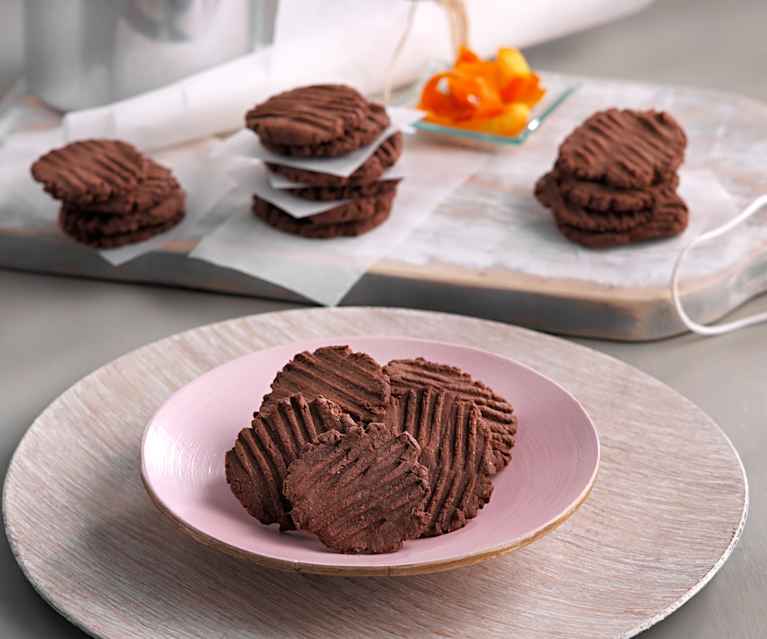 Galletas de chocolate con azúcar de coco Galletas de chocolate con azúcar de coco
