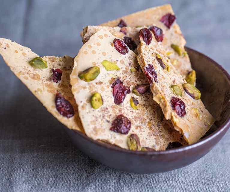 Caramelised White Chocolate Bark Caramelised White Chocolate Bark