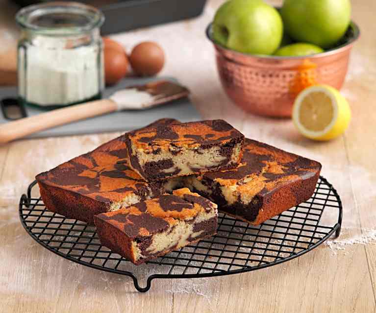 Bizcocho veteado de manzana Bizcocho veteado de manzana