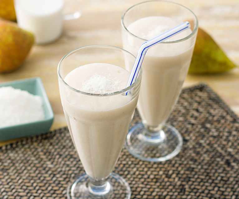 Batido de coco y pera (sin lactosa) Batido de coco y pera (sin lactosa)