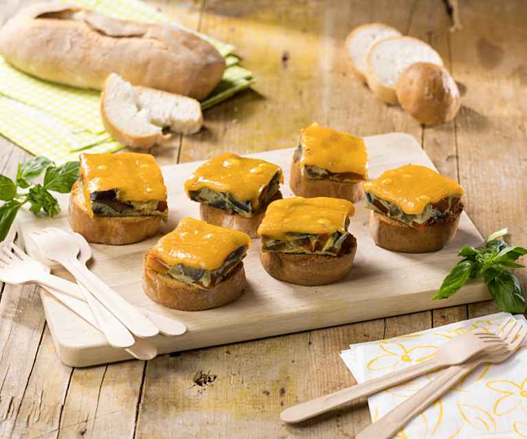 Eggah con caponata Eggah con caponata