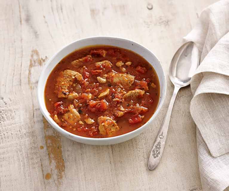 Spicy Pork with Tomatoes Spicy Pork with Tomatoes