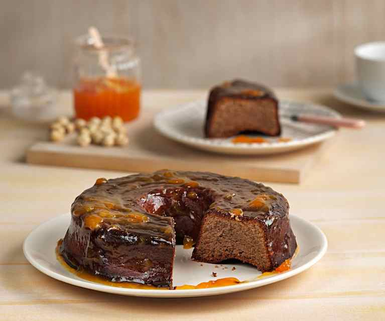 Bizcocho de avellanas y chocolate con leche Bizcocho de avellanas y chocolate con leche