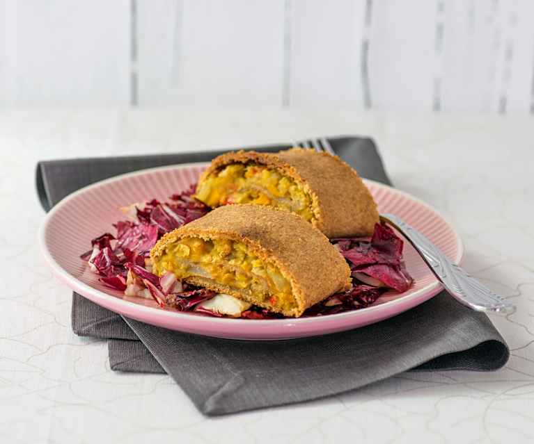 Linsen-Gemüsestrudel mit Radicchiosalat - Cookidoo® – the official ...