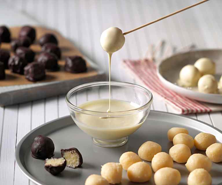 Trufas de coco Trufas de coco