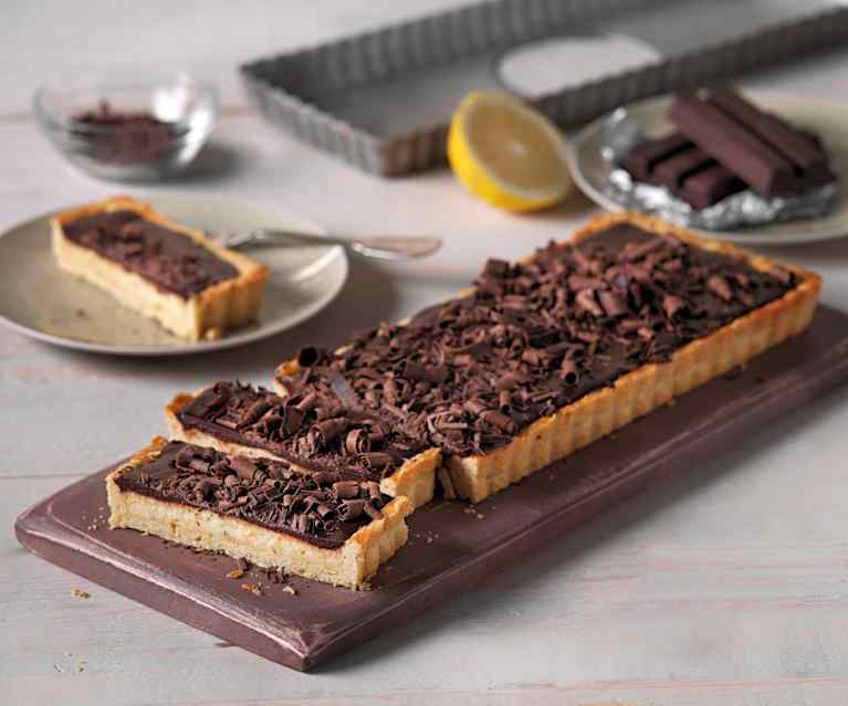 Tarta de limón y chocolate Tarta de limón y chocolate
