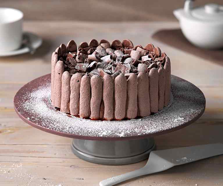 Tarta de mousse y merengue de chocolate Tarta de mousse y merengue de chocolate