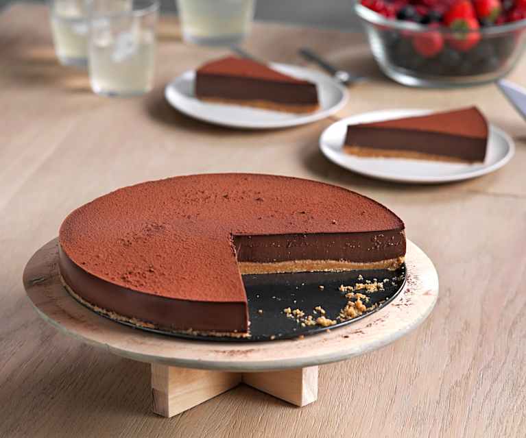 Tarta de cuajada de chocolate Tarta de cuajada de chocolate